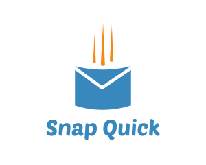 Fast Mail Envelope logo design