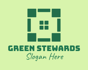 Green Real Estate Property logo design