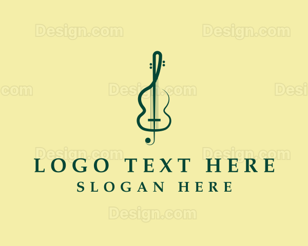 Violin Treble Clef Logo