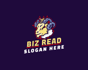 Sheep King Gamer logo design