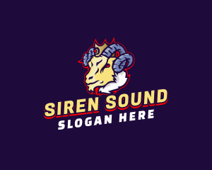 Sheep King Gamer logo design