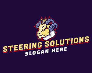 Sheep King Gamer logo design