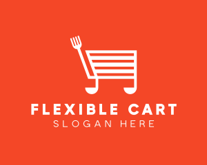 Cooking Shopping Cart logo design