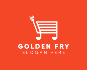 Cooking Shopping Cart logo design