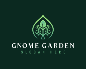 Shovel Leaf Gardening logo design