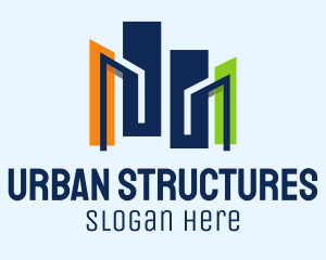 Urban City Towers logo design