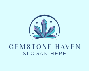 Precious Gem Sparkle logo design