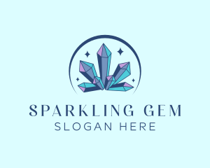 Precious Gem Sparkle logo design