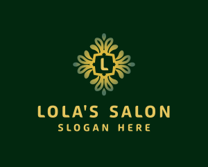 Luxury Flower Wellness Salon logo design