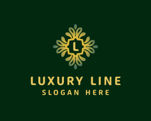 Luxury Flower Wellness Salon logo design