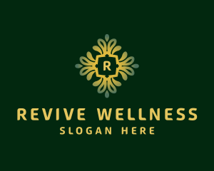 Luxury Flower Wellness Salon logo design