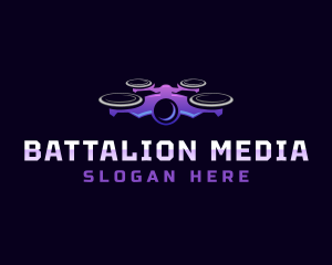 Drone Surveillance Security logo design