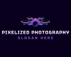 Drone Surveillance Security logo design