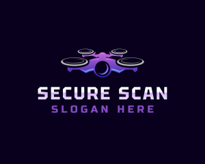 Drone Surveillance Security logo design