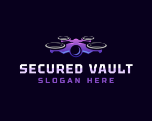 Drone Surveillance Security logo design