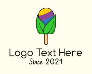 Popsicle Stick Leaf logo