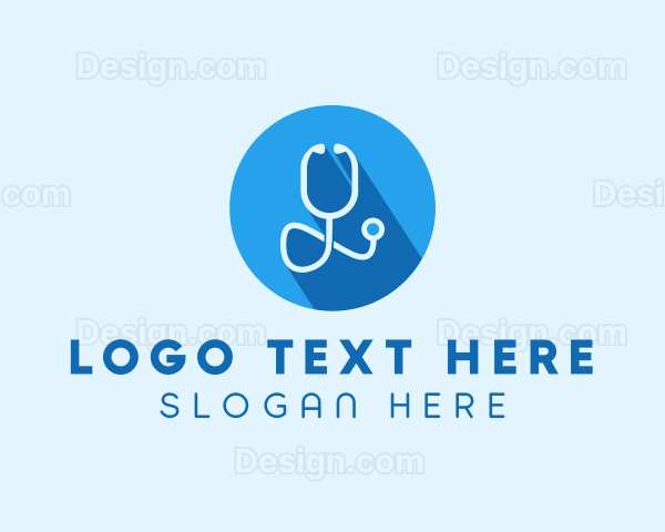 Medical Doctor Stethoscope Logo