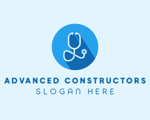 Medical Doctor Stethoscope logo design