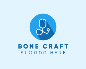 Medical Doctor Stethoscope logo design