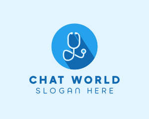 Medical Doctor Stethoscope logo design