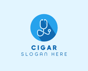 Medical Doctor Stethoscope logo design