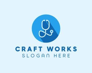 Medical Doctor Stethoscope logo design