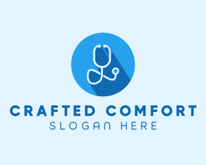 Medical Doctor Stethoscope logo design