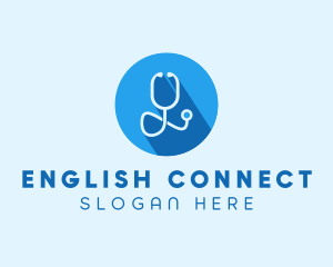 Medical Doctor Stethoscope logo design