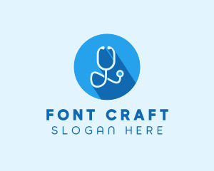 Medical Doctor Stethoscope logo design