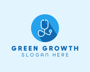 Medical Doctor Stethoscope logo design