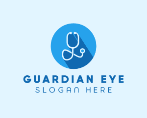 Medical Doctor Stethoscope logo design