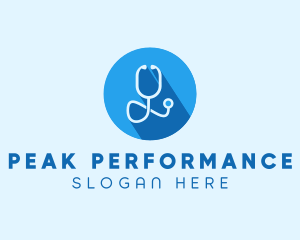 Medical Doctor Stethoscope logo design