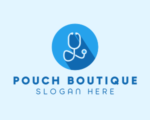 Medical Doctor Stethoscope logo design