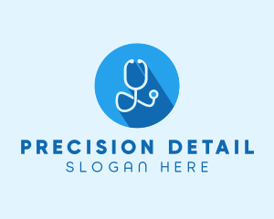 Medical Doctor Stethoscope logo design