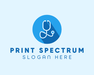 Medical Doctor Stethoscope logo design