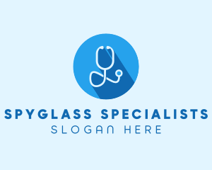 Medical Doctor Stethoscope logo design