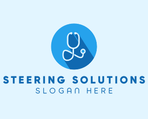 Medical Doctor Stethoscope logo design