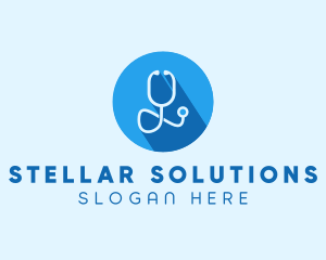 Medical Doctor Stethoscope logo design