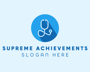 Medical Doctor Stethoscope logo design