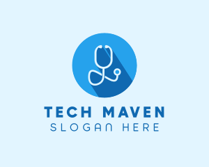 Medical Doctor Stethoscope logo design