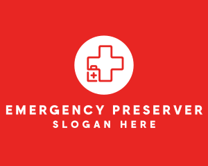 Medical Emergency Kit logo design