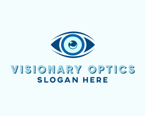 Optical Contact Lens logo design