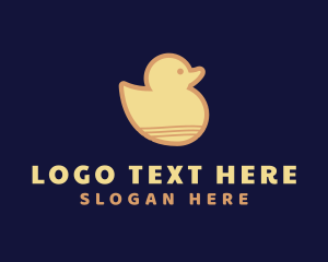 Yellow Cute Duckling logo