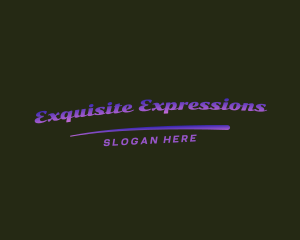 Modern Quirky Calligraphy logo