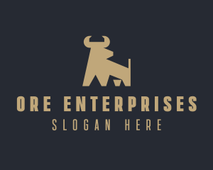 Deluxe Bull Company  logo design