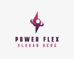 Lightning Power Bolt logo design