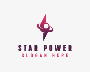 Lightning Power Bolt logo design