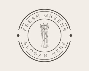 Organic Asparagus Market logo design