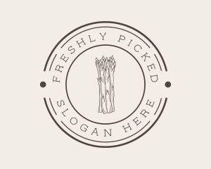 Organic Asparagus Market logo design