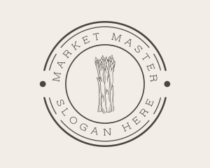 Organic Asparagus Market logo design